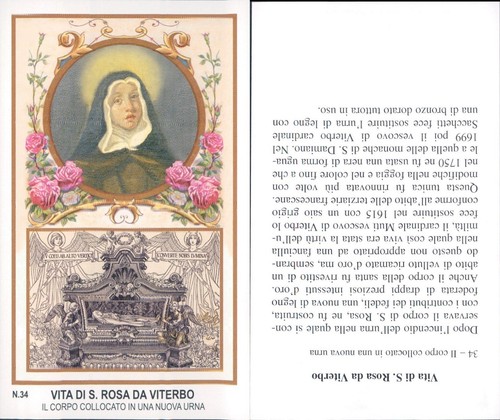 Raro santino vita santa - e, di