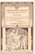 CROCE ROSSA ITALIANA 1934