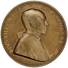 Medaglia Pio XII Anno XVII