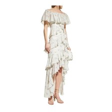 Abito Badgley Mischka pizzo a