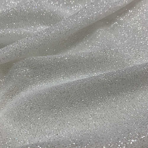 Tessuto tulle elastico glitter - tulle,