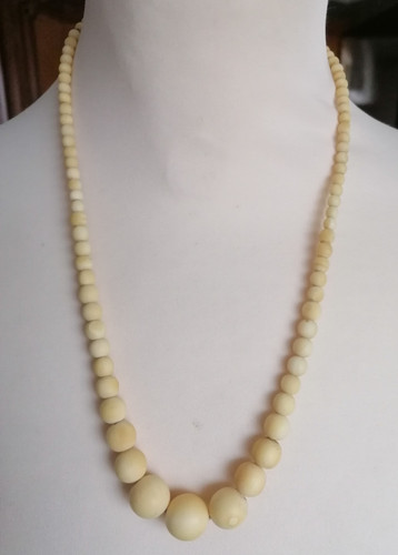 Alte vintage kette naturstoff - vintage,