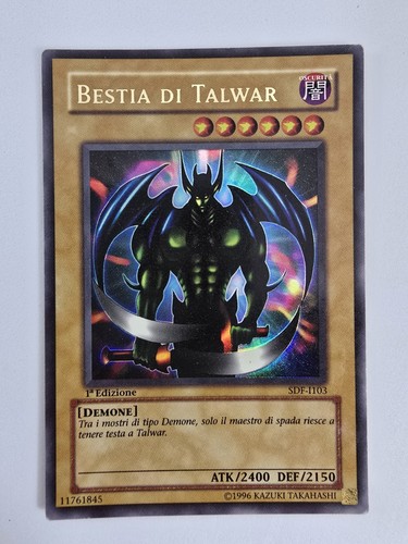 Yugioh bestia talwar - di, prima