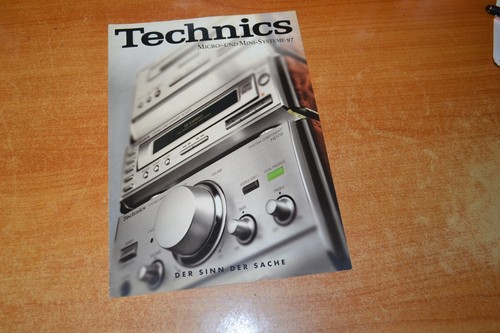 Technics broschüre prospek - technics,