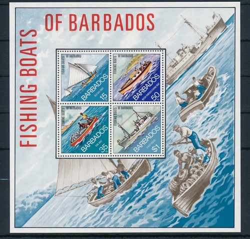 21845 barbados 1974 barche - barbados,