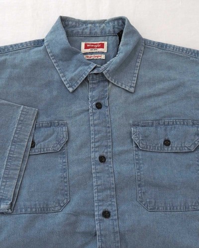 Camicia jeans estiva wrangler - camicia,