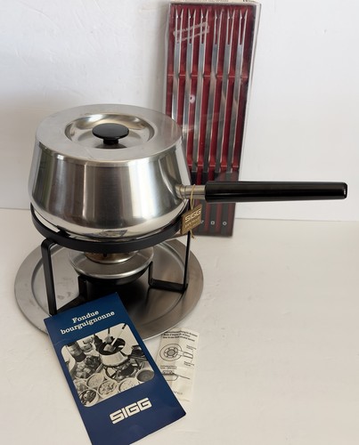 Vintage sigg svizzera fonduta - vintage,