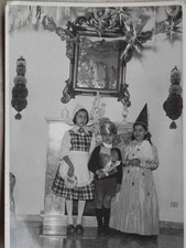 Vecchia foto d epoca fotografia antica BAMBINI VESTITI DA CARNEVALE OLANDESINA
