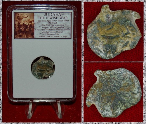 Moneta antica giudea guerra - giudea, la