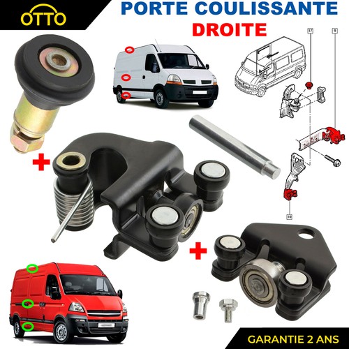 Charniere galet guide porte - charniere,