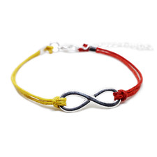 Bracciale AS ROMA Giallo e