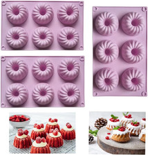 Set 3 Stampi Silicone Viola