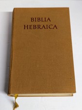 Biblia Hebraica HC Hebrew Bible R. Kittel 1961 Stuttgart