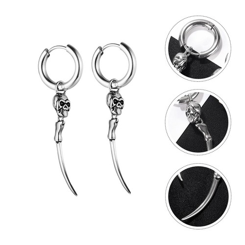 Paio orecchini stile punk - orecchini,