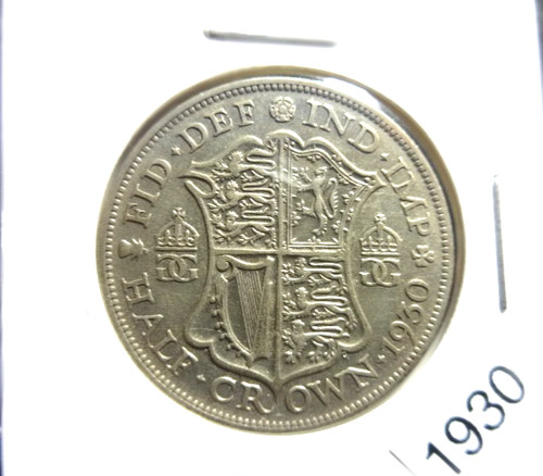 Regno unito 1930 mezza corona - regno,