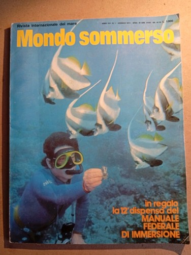 Mondo sommerso gennaio 1974 - mondo,