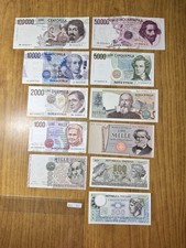 LOTTO 11 BANCONOTE LIRE 100000