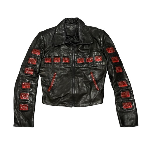 Giacca pelle vintage jean - di,