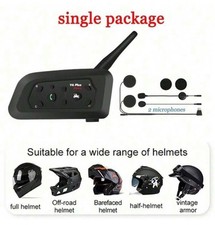Interfono Bluetooth per moto V6 Plus Impermeabile