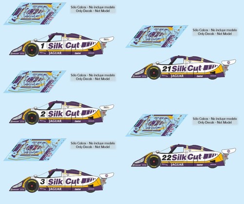 Decals jaguar xjr mans - decals,