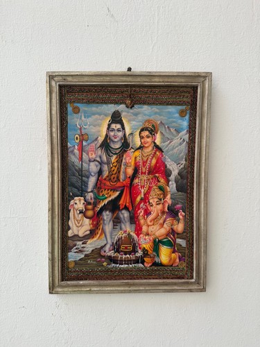 Vecchio poster shiva - shiva, parvati