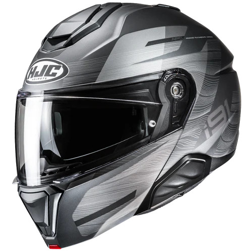 Hjc i91 dusk - dusk, grigio
