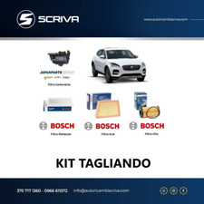 Kit Filtri tagliando Bosch per Jaguar E-PACE X540 2.0 D 110 Kw 150 Hp Cv