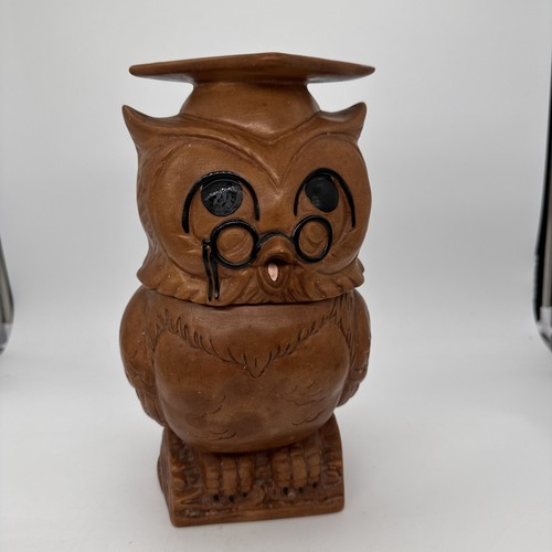 Vintage ceramic wise old owl - ceramic,