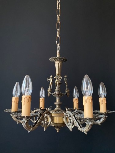 Antico lampadario ottone - antico,
