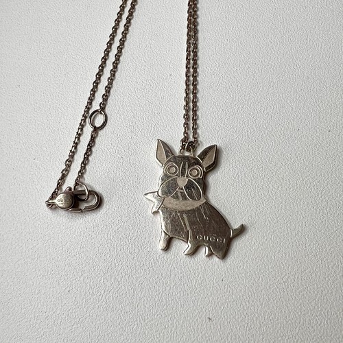 Gucci collana ciondolo cane - gucci,