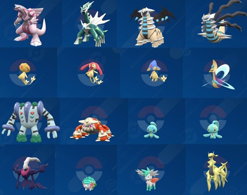 Tutti leggendari sinnoh - i,