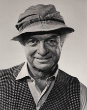 Stampa vintage Yousuf Karsh Linus Pauling ritratto incisione arte foto 1970 tappetino 13x15