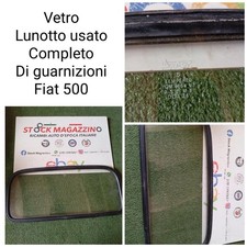 Vetro Lunotto Posteriore + Guarnizione Fiat 500 F L R Usato 