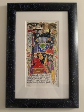 Francesco Musante serigrafia Con Dedica 30x15 Con Splendida Cornice