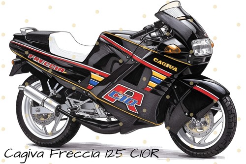 Cagiva freccia 125 c10r - cagiva,
