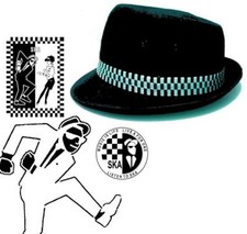 Ska cappello nero porkpie - -,