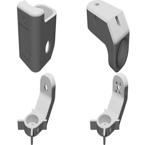 Struttura gimbal assi per - gimbal,