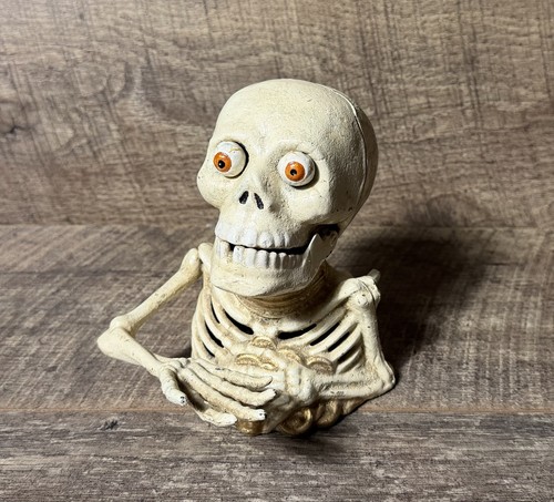 Vintage miser skeleton skull - vintage,