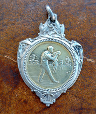 MEDAGLIA LIBERTY ARGENTO GARA DI BOCCE NOMINATIVA II° PREMIO 1923 BOCCIOFILA