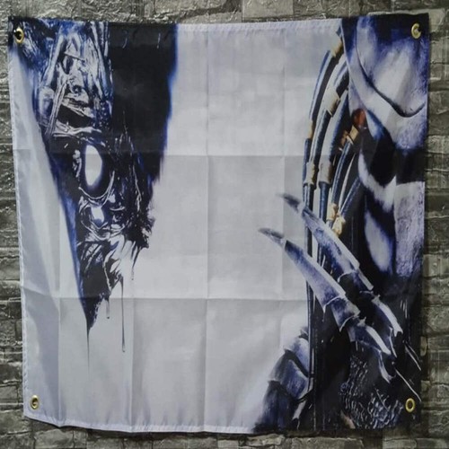 Drapeau alien predator - alien,