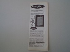 advertising Pubblicità 1954 REGISTRATORE DITTAFONO MINIFON