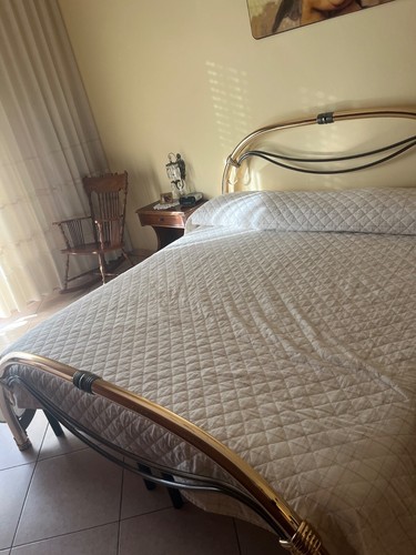 Letto ottone con materasso - letto, di