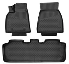 Tappetini in gomma per Tesla Model Y 2020- misura 3D bordo alto set tappetini in gomma