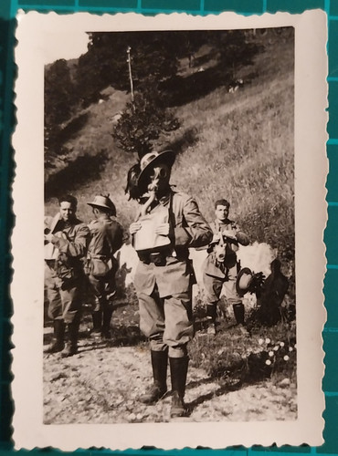 Foto wwii soldati bersaglieri - wwii,