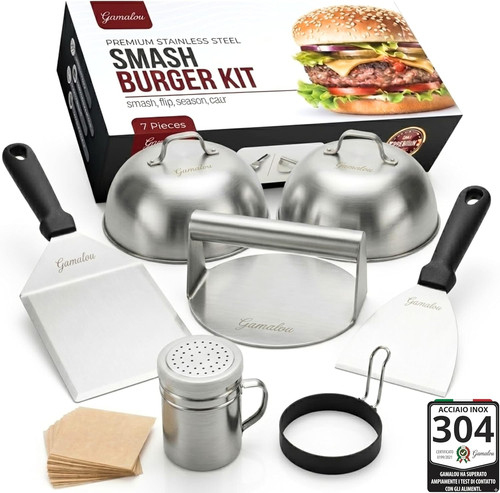 Smash burger kit professionale - burger,