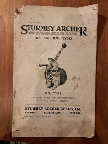 Sturmey archer 1930 w - 1930,
