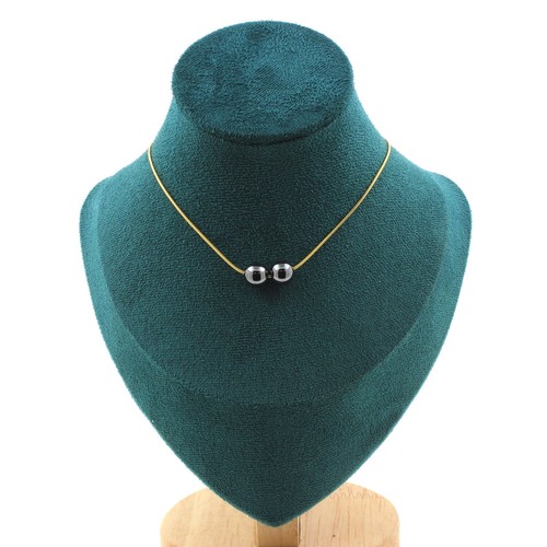 Collana perle ematite mm - 8,
