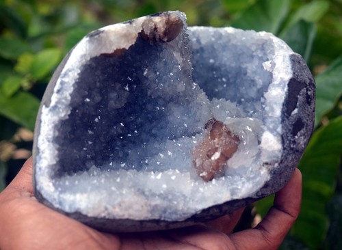 Calcite con heulandite mm - calcite,