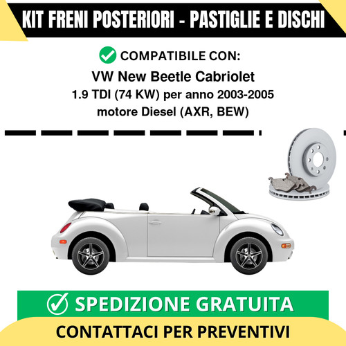 Kit freni posteriori per - freni,