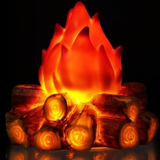  Fuoco Finto Lampada Per Luce Notturna Decorazioni Feste Campeggio